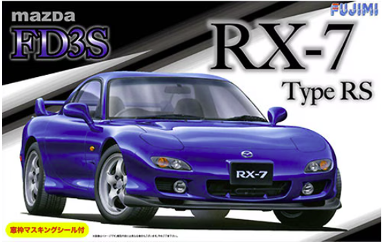 Fujimi 039428 Mazda FD3S RX-7 Type RS avec joint de masquage de cadre de fenêtre 1/24