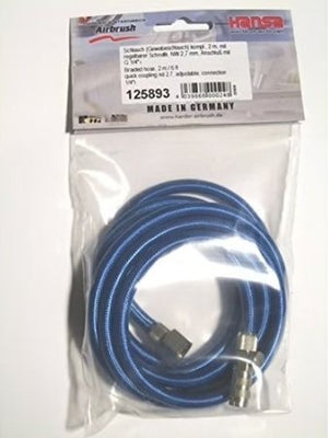 Tuyau tressé Harder &amp;amp; Steenbeck 125893 de 2 m avec réglage de 1/4 pouce