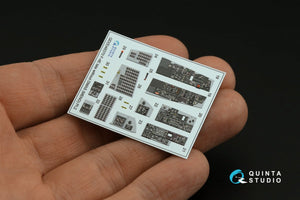 Quinta Studio QDS-48370 F-4E tardif sans DMAS Intérieur imprimé en 3D et coloré sur papier décalcomanie (Meng) (Petite version) 1/48 – Bild 6