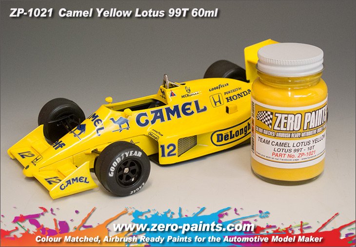Peinture Zero Paints ZP-1021 Team Camel Lotus Yellow (99T -100T) 60 ml – image 2