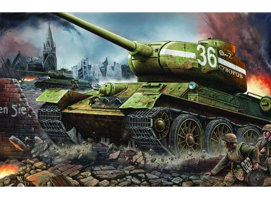 Trumpeter 00902 T-34/85 Modèle 1944 « N° d'usine 183 » 1/16