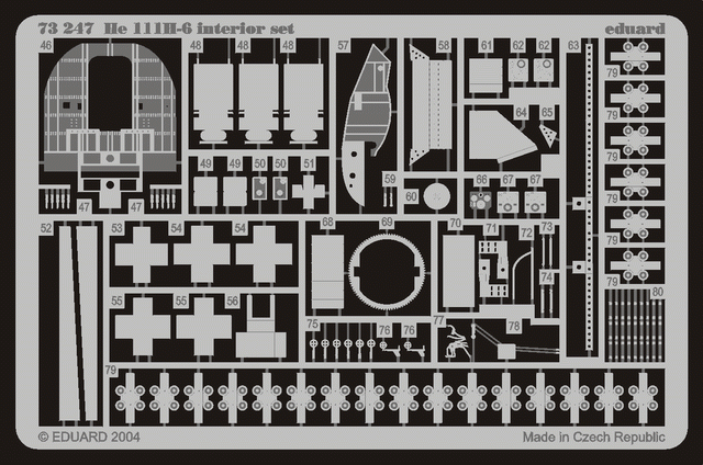 Intérieur du He 111H-6 Eduard 73247 au 1/72 (HASEGAWA) – immagine 2