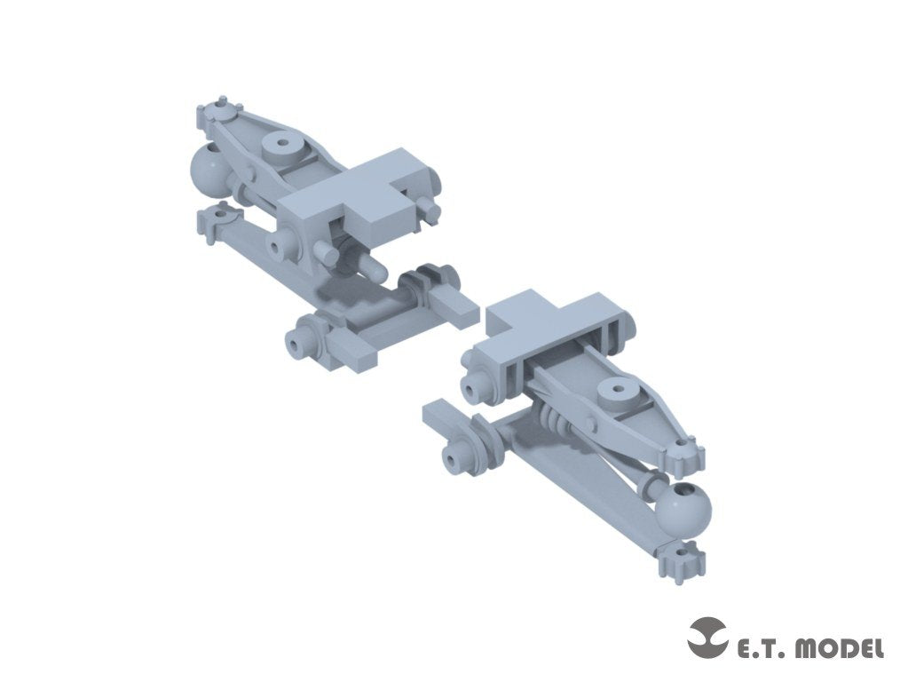 Suspension fonctionnelle (impression 3D) pour maquette DRAGON au 1/35 du char allemand Sd.Kfz.234 de la Seconde Guerre mondiale (modèle ET P35-111).