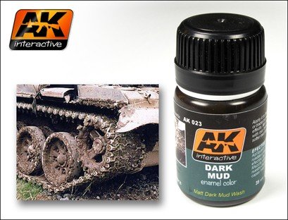 AK Interactive AK023 Effet Boue Noire 35 ml