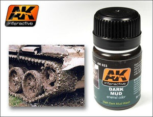 AK Interactive AK023 Effet Boue Noire 35 ml