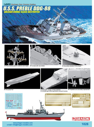 Dragon 1028 USS Preble DDG-88 1/350 – immagine 2