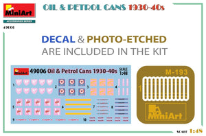 MiniArt 49006 CANONS D&amp;#39;HUILE ET D&amp;#39;ESSENCE ANNÉES 30-40 1/48 – image 2
