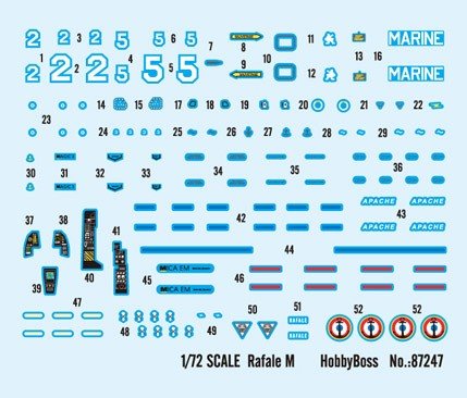 Hobby Boss 87247 Dassault-Breugeut Rafale M 1/72 – Bild 3