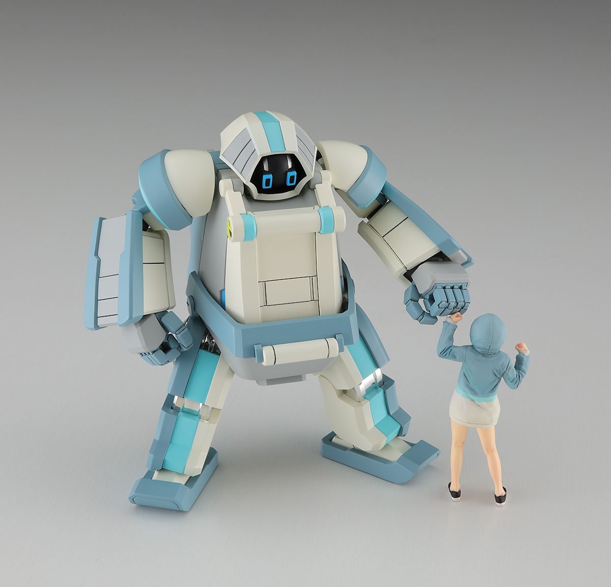 Hasegawa 64793 Creator Works MechatroChunk 02 « Gris Menthe » et figurine de soutien 1/35 – image 2