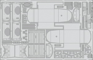 Train d&amp;#39;atterrissage Eduard 48743 B-29 au 1/48 Revell