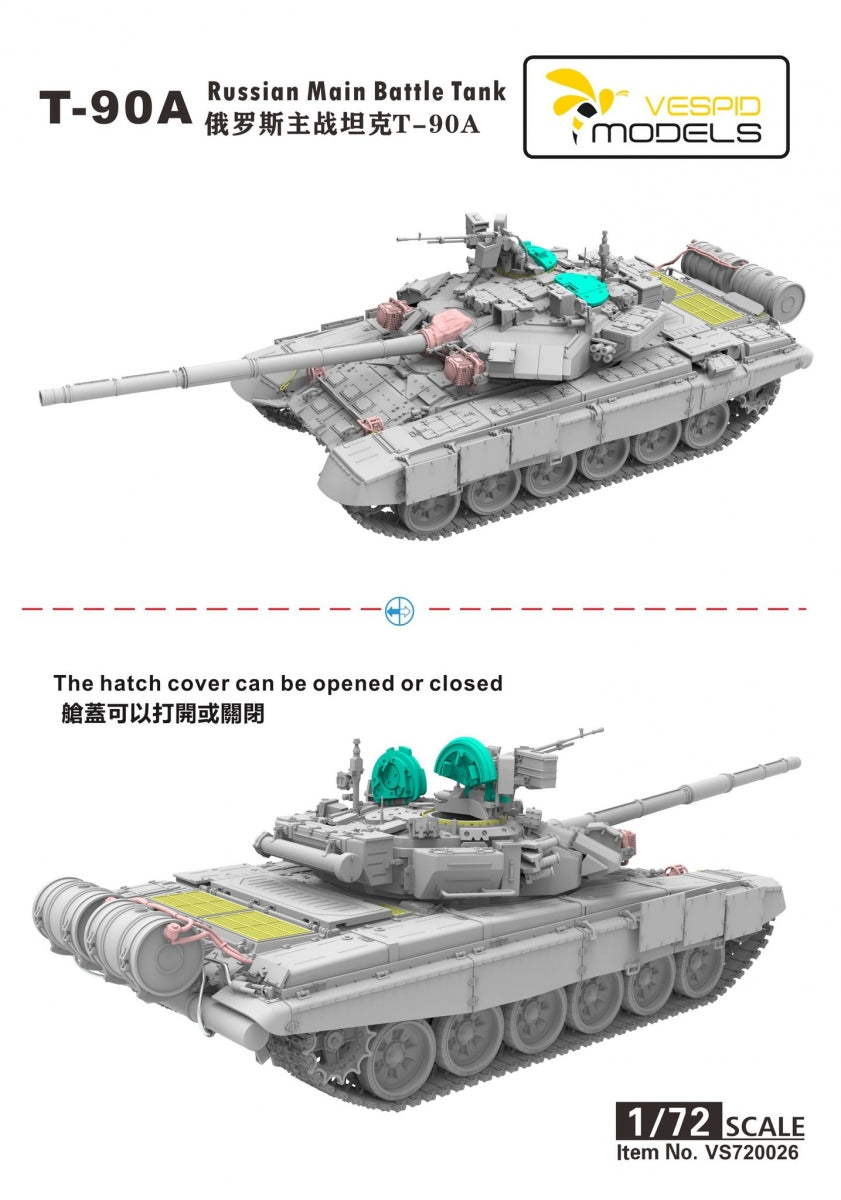 Maquette Vespid Models VS720026 T-90A Char de combat principal 1/72 – Bild 2