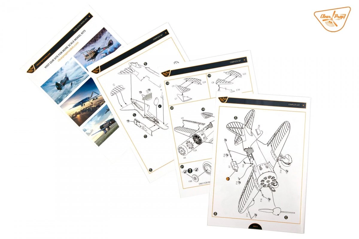 Clear Prop! CP4814 Polikarpov I-16 type 5 (première version) KIT DE DÉMARRAGE 1/48 – image 24