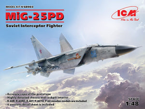 ICM 48903 MiG-25 PD, chasseur intercepteur soviétique (1/48)