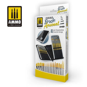 AMMO de Mig Jimenez 8580 Brush Arsenal - Rangement et protection des brosses