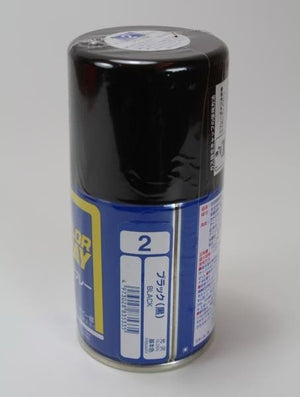 Mr.Hobby S-002 S002 Noir - (Brillant) Spray – image 2