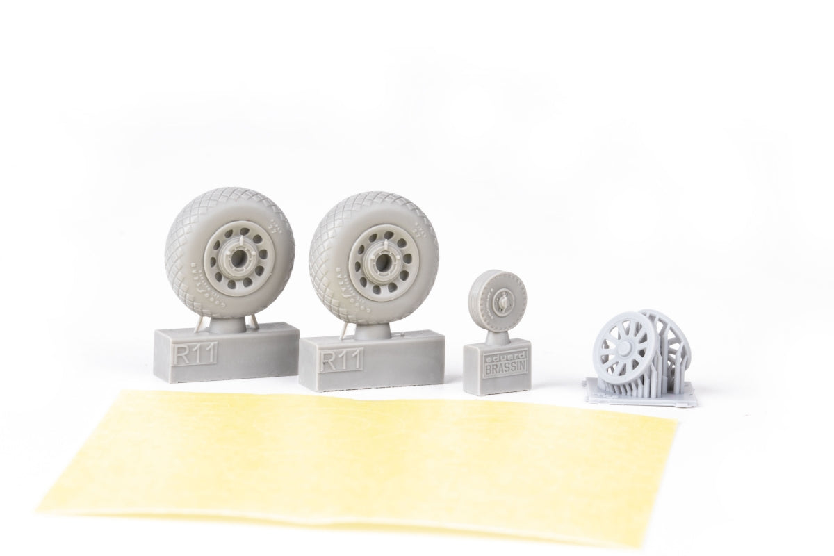 Roues Eduard 648986 P-51B / C à profil diamant EDUARD 1/48 – image 3