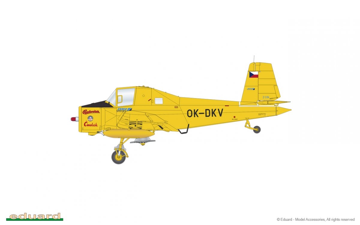 Eduard D72031 Z-37A Cemelák pour EDUARD 1/72 – immagine 4