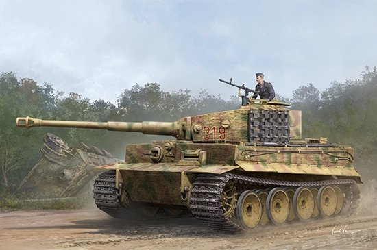Trumpeter 09539 Pz.Kpfw.VI Ausf.E Sd.Kfz.181 Tiger I (production moyenne) avec Zimmerit 1/35 
