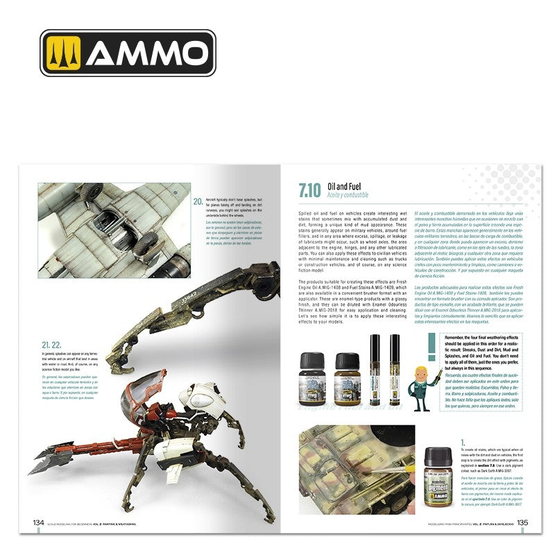 Ammo by Mig 6301 Modélisme à l&amp;#39;échelle pour débutants Vol. 2 : Peinture et vieillissement (bilingue) – image 6