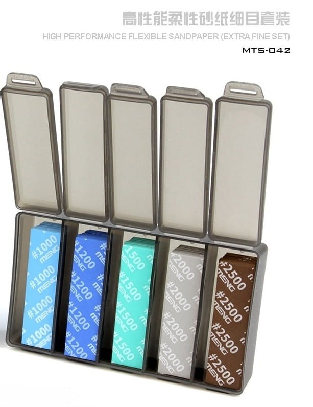 Papier de verre flexible haute performance Meng modèle MTS-042 (Extra FineSet) (kit de ponçage) – image 2