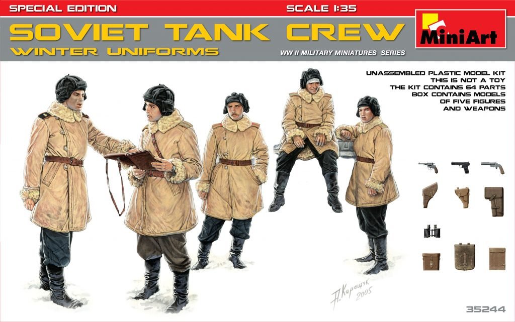 MiniArt 35244 Équipage de char soviétique - Uniformes d'hiver ÉDITION SPÉCIALE (1/35)
