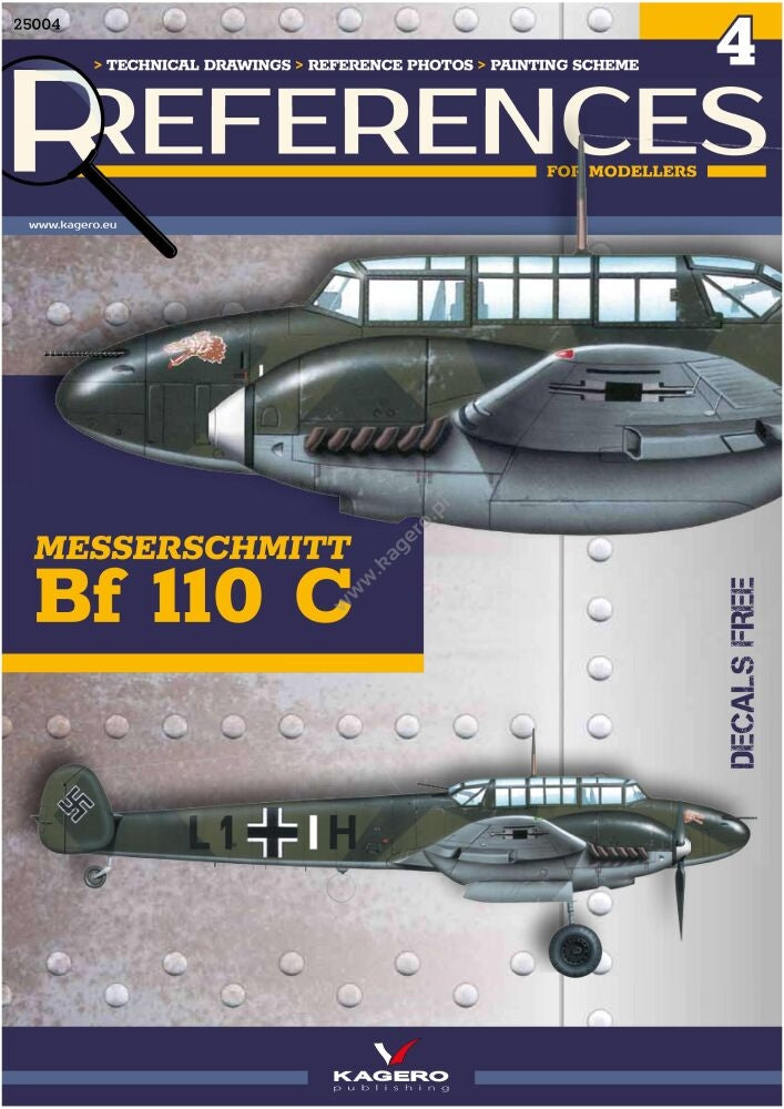 Kagero 25004 Messerschmitt Bf 110 C - Références pour les modélistes