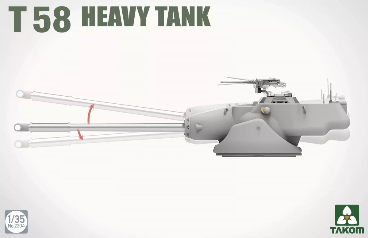 Takom 2204 T58 Char lourd 1/35 – image 4