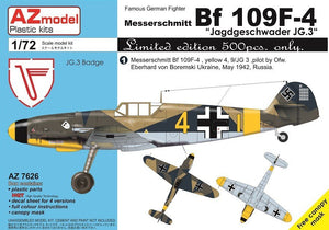 AZ Modèle AZ7626 Bf 109F-4 JG.3 1/72