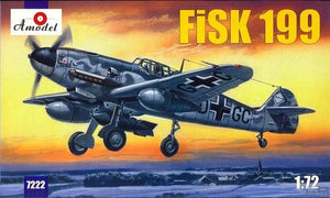 Maquette A-Model 07222 Messeschmitt FiSK-199 Chasseur allemand de la Seconde Guerre mondiale, échelle 1/72