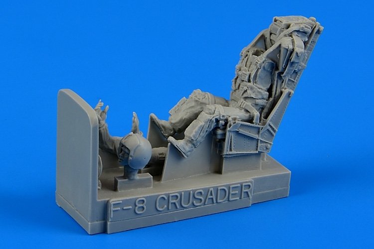 Aerobonus 480075 Pilote de chasse de l&amp;#39;US Navy avec siège éjectable pour F-8E/H/J/K Crusader 1/48