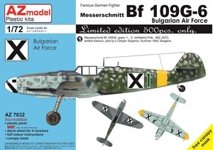 AZ Model AZ7632 Bf 109G-6 Bulgarian Air Force 1/72