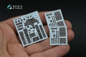 Intérieur imprimé en 3D et coloré sur papier décalcomanie Quinta Studio QD48572 AH-64A (Academy/Modelist) 1/48  – imagen 3