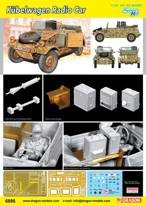 Dragon 6886 Kubelwagen Radio Car 1/35