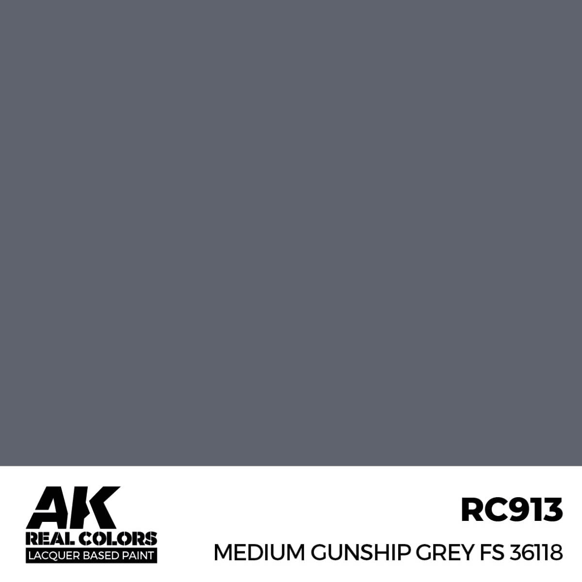 AK Interactive RC913 Gris canon moyen FS 36118 17 ml 
