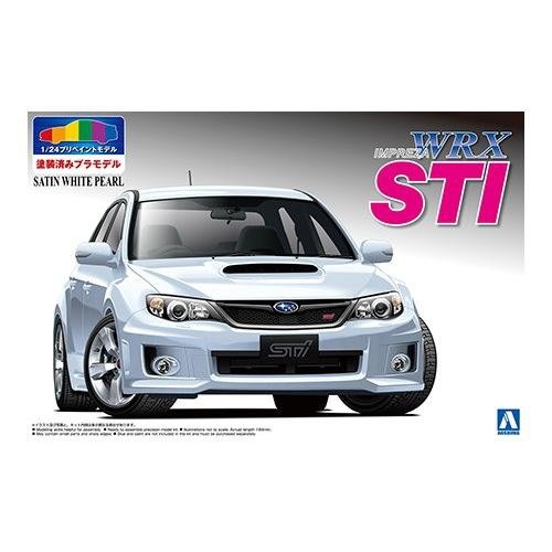 Aoshima 00490 Subaru GRB Impreza WRX Blanc 1/24