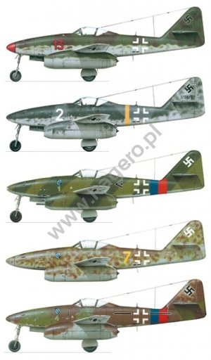 Kagero 7002 Messerschmitt Me 262 Schwalbe EN/PL – immagine 2