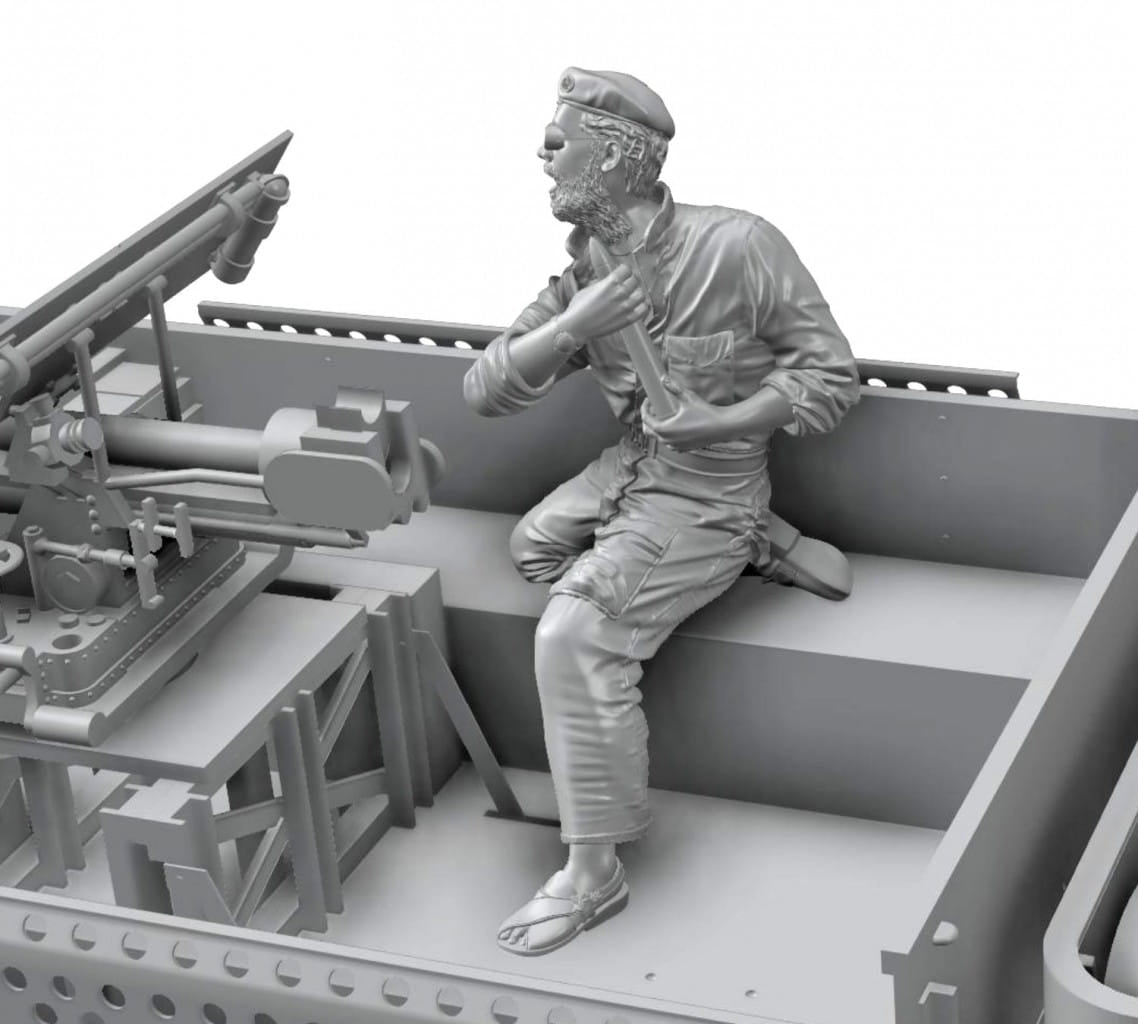 Camion Thunder Model 35312 LRDG CMP F30 avec canon Bofors MKI 37 mm Ordnance - Édition limitée bonus 1/35 – imagen 11