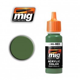 MUNITIONS de Mig Jimenez 0003 RAL 6011 RESEDAGRUN