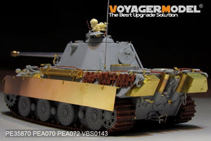 Plan de conception de base du prototype de Panther II allemand de la Seconde Guerre mondiale, modèle Voyager PE35870, pour AMUSING HOBBY, échelle 1/35 – imagen 10