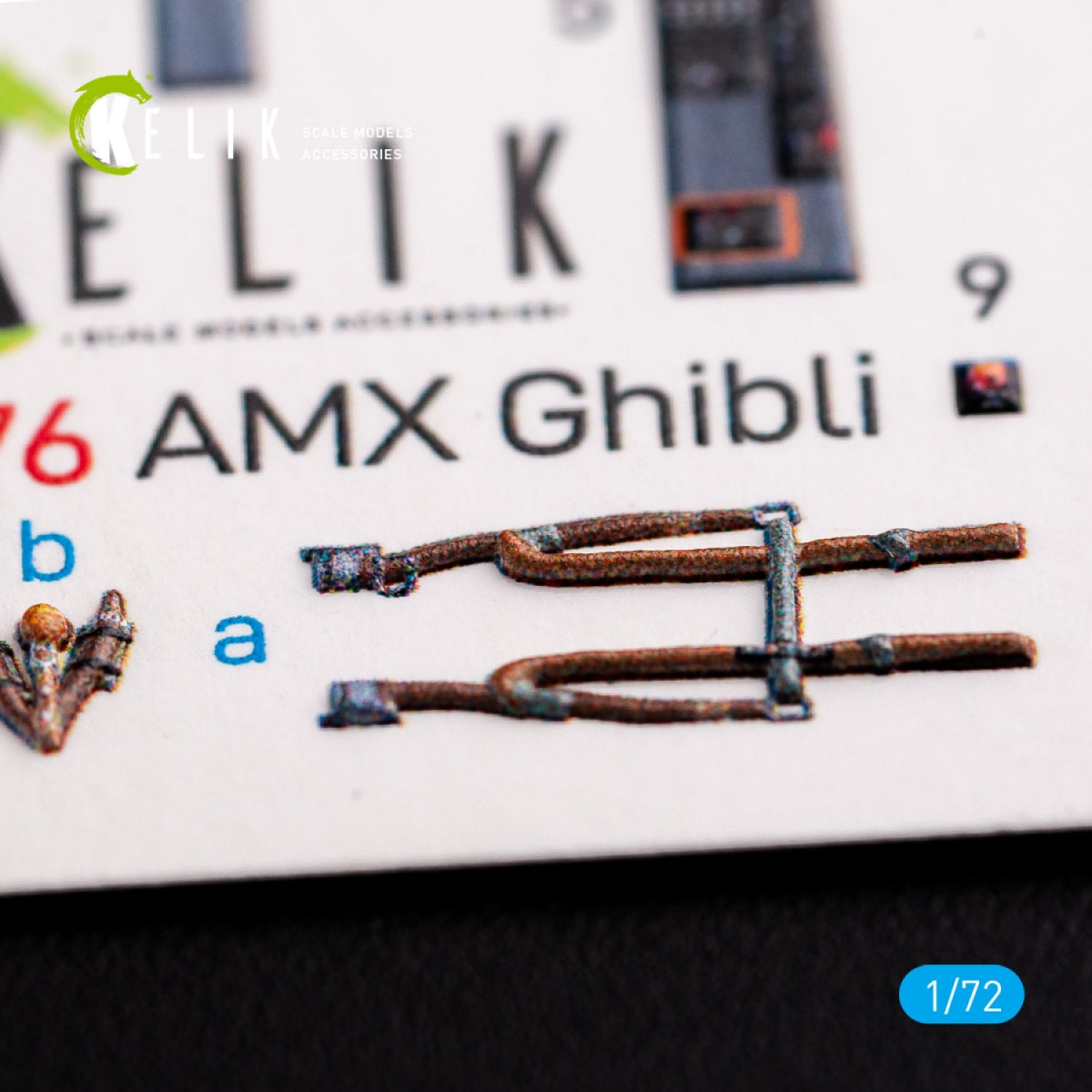KELIK K72076 Amx Ghibli interior 3D decals for Italeri kit 1/72 – zdjęcie 5