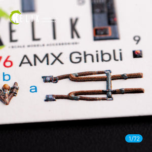 KELIK K72076 Amx Ghibli interior 3D decals for Italeri kit 1/72 – zdjęcie 5