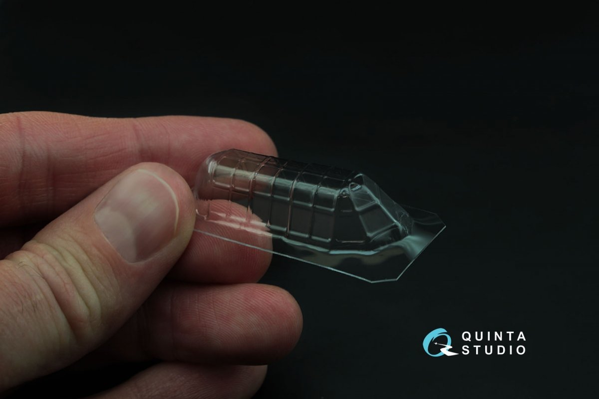 Verrière transparente thermoformée Quinta Studio QC72005 Pe-8 (pour kit Zvezda 7264) 1/72 – image 3