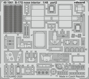 Intérieur du nez du B-17G Eduard 491061, échelle 1/48, HK MODELS – image 2