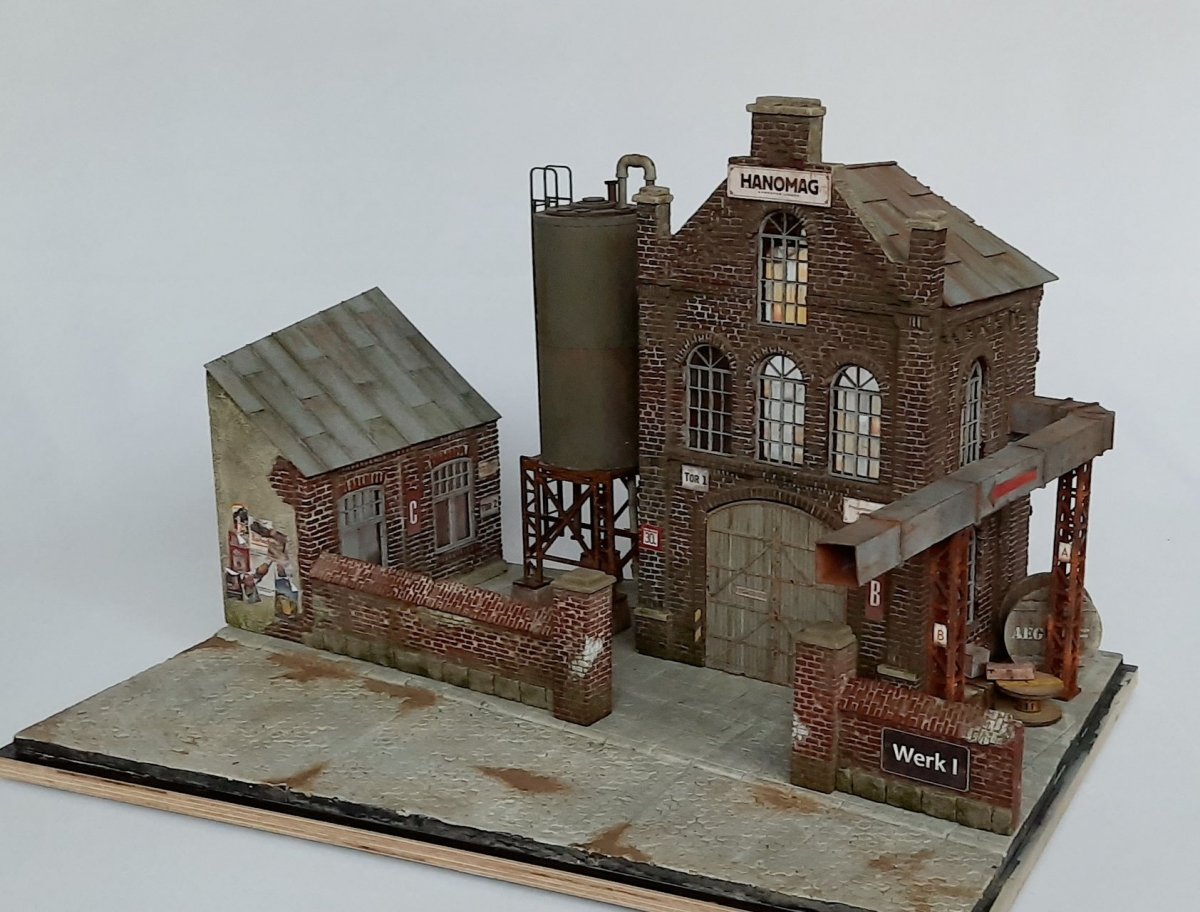 RT-Diorama 35286 Socle de diorama : « Chantier d’usine » 1/35 – Bild 15