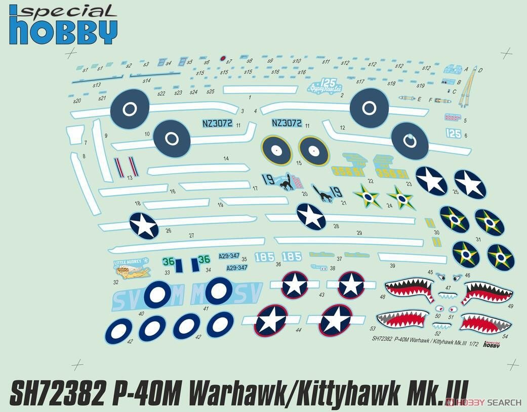 Maquette Special Hobby 72382 P-40M Warhawk / Kittyhawk Mk.III au 1/72 – image 8