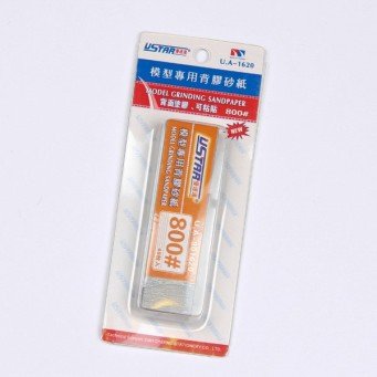 Papier abrasif U-Star UA-91620 800 - 40 pièces (papier de verre)