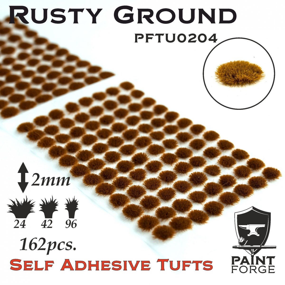 Touffes Paint Forge PFTU0204 : Rusty Field 2 mm