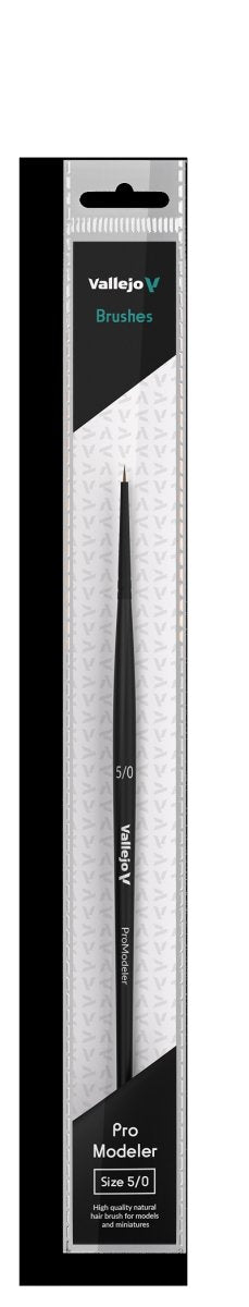 VALLEJO B01050 - Pędzel - Pro Modeler - Natural Hair Round No. 5/0