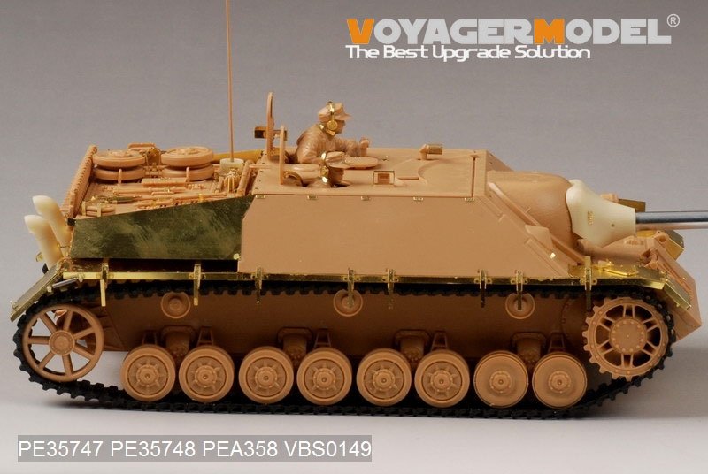 Ailes de Jagdpanzer IV allemand de la Seconde Guerre mondiale, modèle Voyager PE35748 (pour TAMIYA 35340), échelle 1/35 – Bild 2