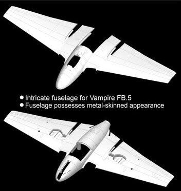 Cyber-Hobby 5085 DH Vampire FB.5 (1/72) – immagine 4